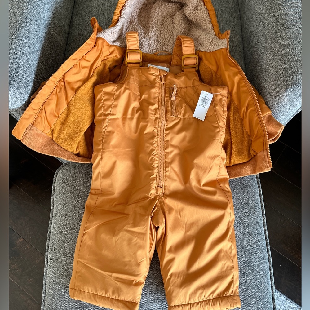 NWT Old Navy Frost Free Puffer Bib & Jacket Set $45